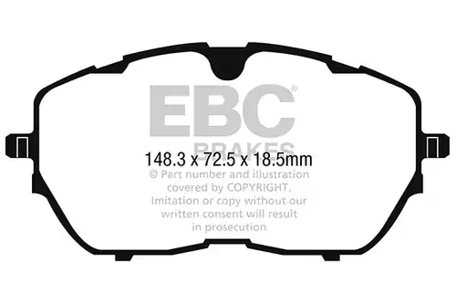 накладки EBC Brakes DP42265R