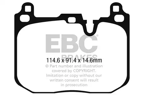 накладки EBC Brakes DP42271R