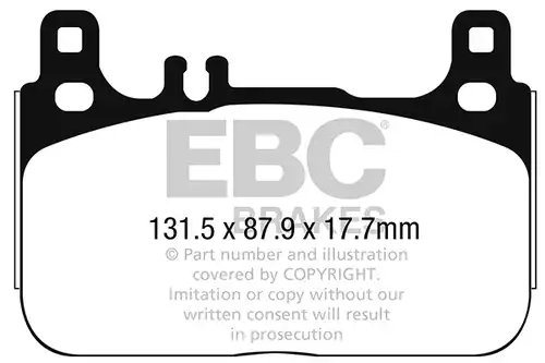 накладки EBC Brakes DP42284R