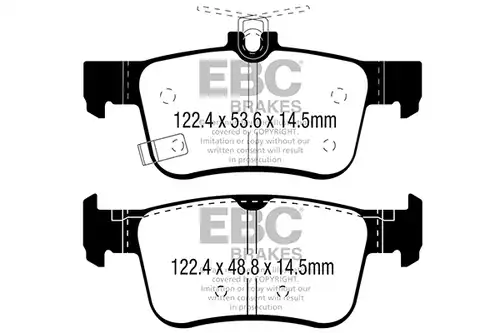 накладки EBC Brakes DP42301R