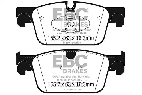 накладки EBC Brakes DP42305R