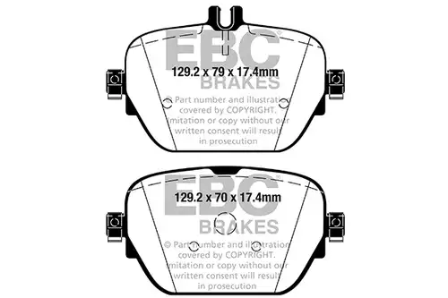 накладки EBC Brakes DP42314R