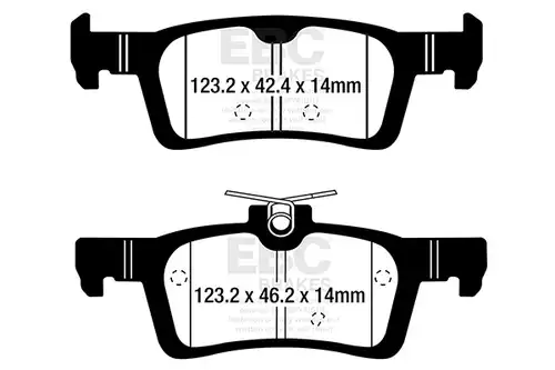 накладки EBC Brakes DP42319R