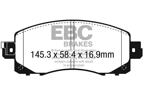 накладки EBC Brakes DP42330R