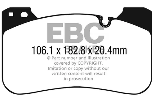 накладки EBC Brakes DP42331R