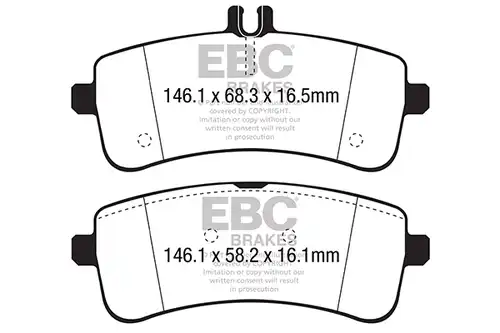 накладки EBC Brakes DP42350R