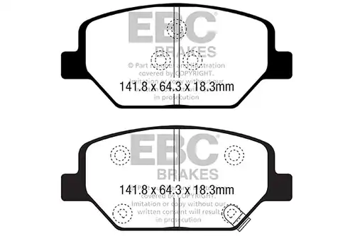 накладки EBC Brakes DP42351R