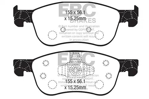 накладки EBC Brakes DP42353R