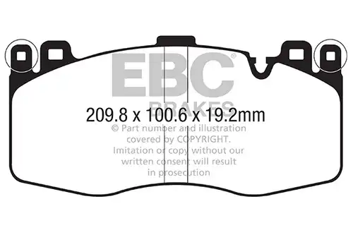 накладки EBC Brakes DP42370R