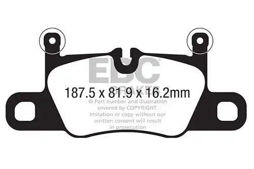 накладки EBC Brakes DP42371R