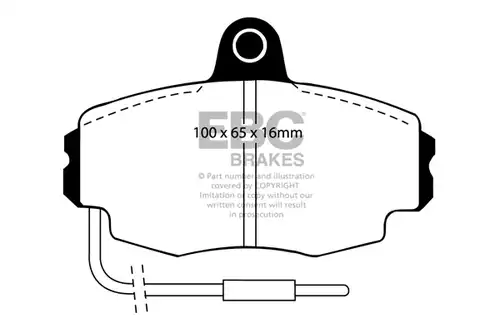 накладки EBC Brakes DP426/4
