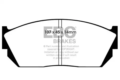 накладки EBC Brakes DP432