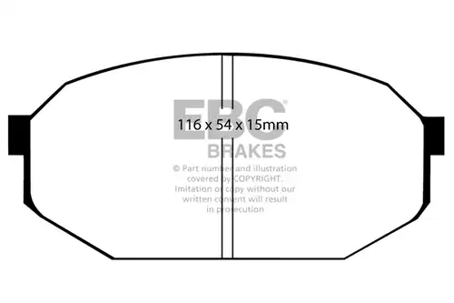 накладки EBC Brakes DP433