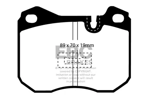 накладки EBC Brakes DP4345R