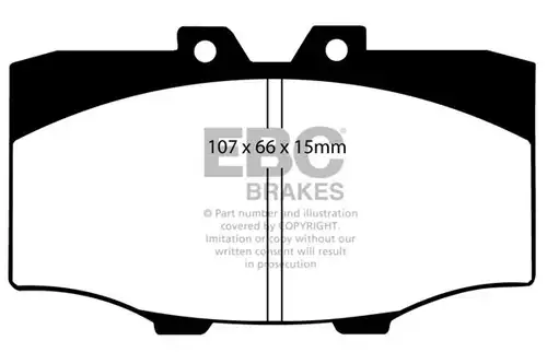 накладки EBC Brakes DP4380R