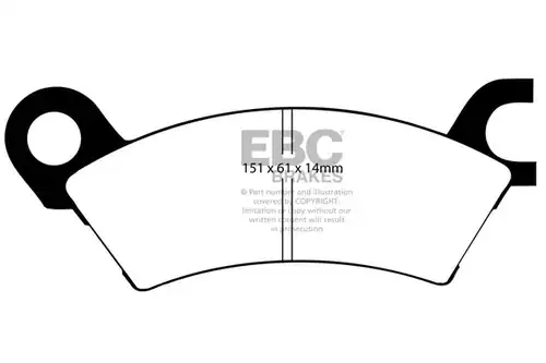 накладки EBC Brakes DP441