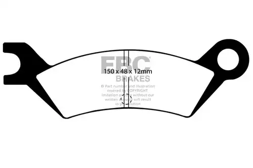 накладки EBC Brakes DP442