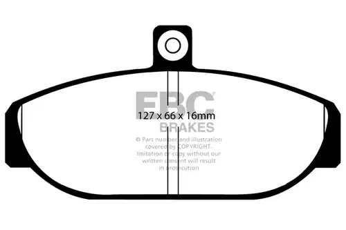 накладки EBC Brakes DP4435R
