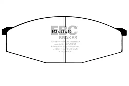 накладки EBC Brakes DP445