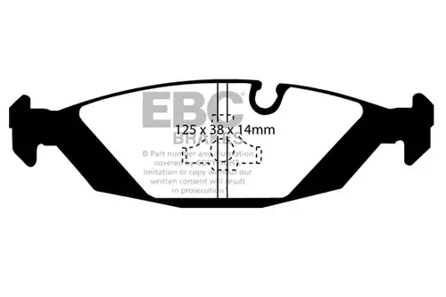 накладки EBC Brakes DP447/2