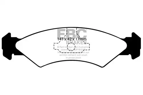 накладки EBC Brakes DP4512R