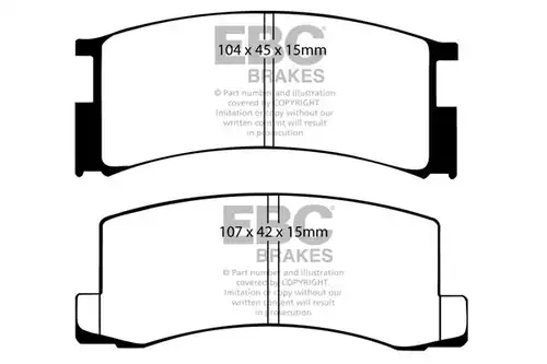 накладки EBC Brakes DP457