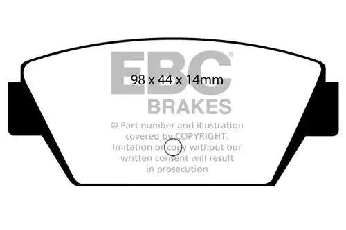 накладки EBC Brakes DP4576R