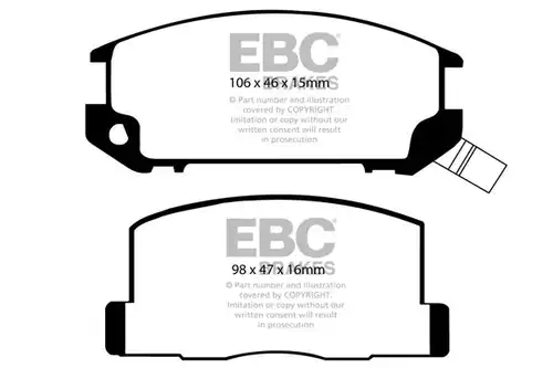 накладки EBC Brakes DP4602R