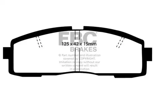 накладки EBC Brakes DP4608/2R