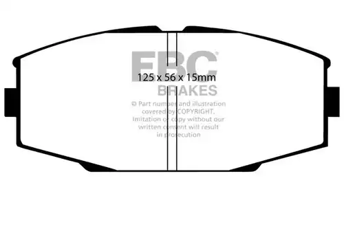 накладки EBC Brakes DP4610R