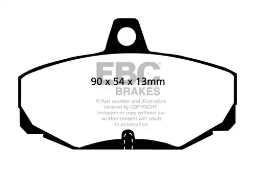 накладки EBC Brakes DP4617R