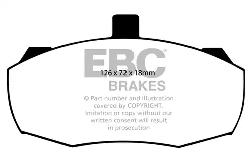 накладки EBC Brakes DP462