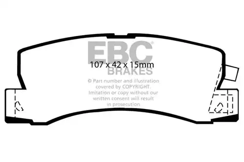 накладки EBC Brakes DP4628R