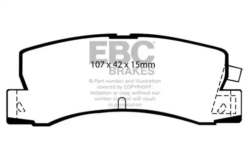 накладки EBC Brakes DP4629R