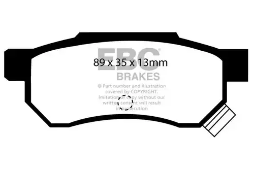 накладки EBC Brakes DP4642/2R