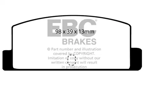 накладки EBC Brakes DP466