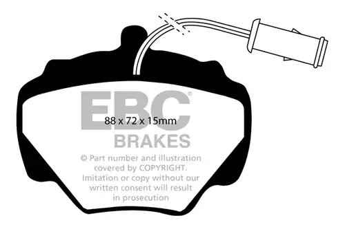 накладки EBC Brakes DP4663R