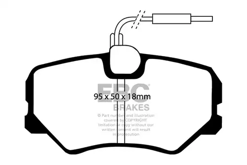накладки EBC Brakes DP4687R