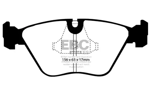 накладки EBC Brakes DP4689/2R