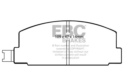 накладки EBC Brakes DP469