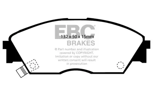 накладки EBC Brakes DP4706R