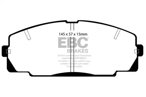 накладки EBC Brakes DP4722R