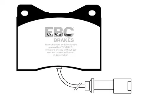 накладки EBC Brakes DP4753R