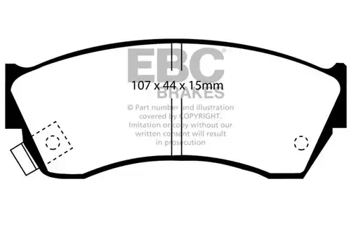 накладки EBC Brakes DP4762R