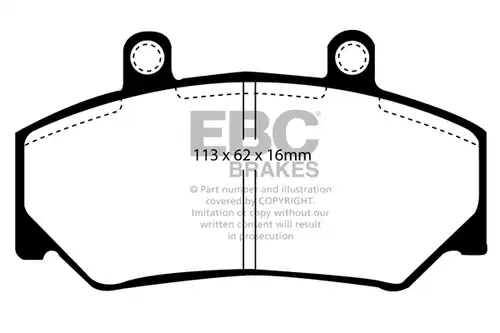 накладки EBC Brakes DP4800R