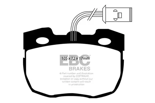 накладки EBC Brakes DP4814R