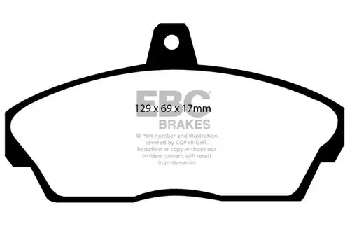 накладки EBC Brakes DP4815R