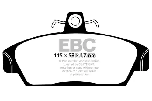 накладки EBC Brakes DP4817R