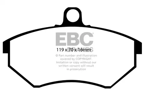 накладки EBC Brakes DP4841R