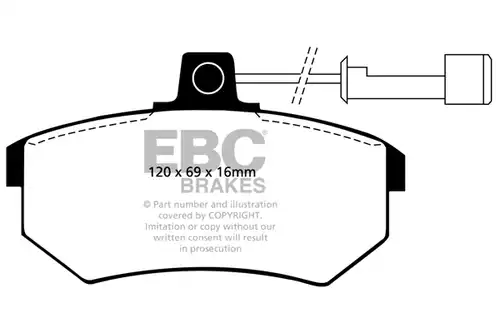 накладки EBC Brakes DP486/2